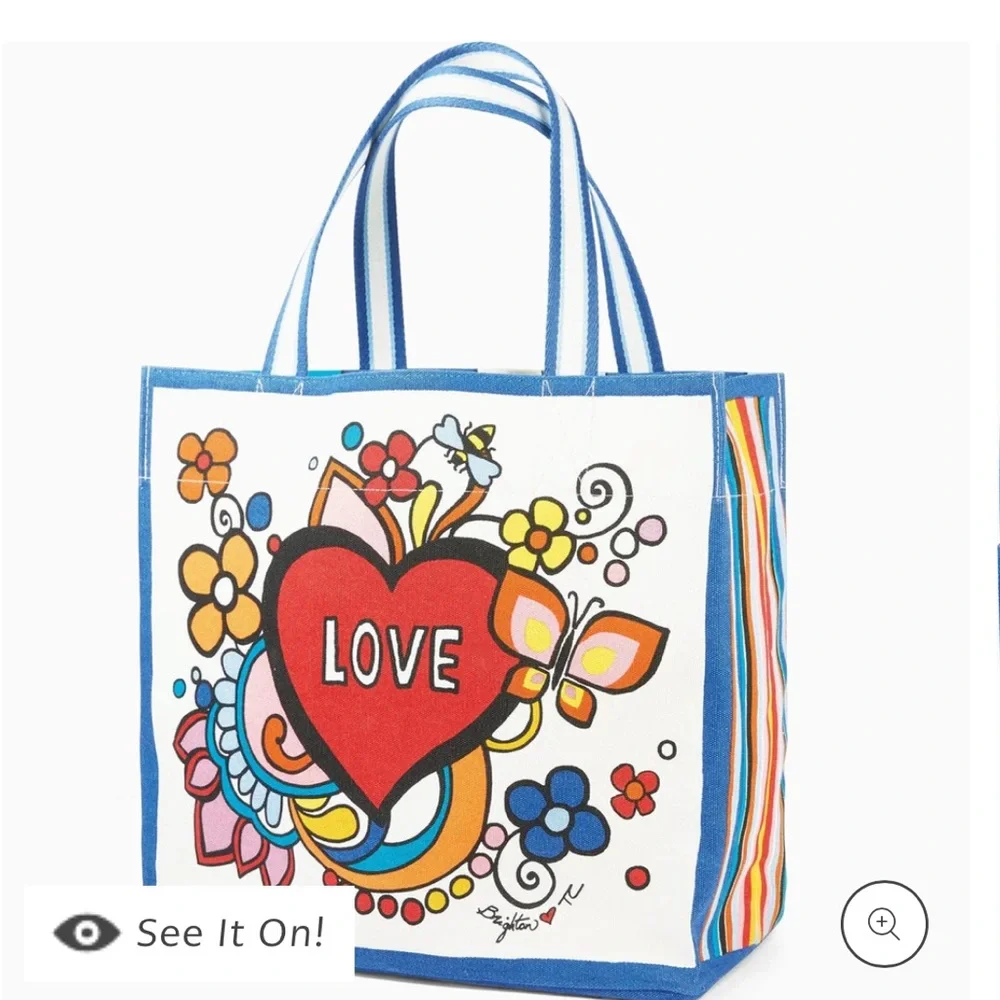 Brighton Multicolor LOVE Graphic Tote